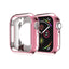Case cover For Apple watch 4 5 case 44mm 40mm iwatch case series 4 plated TPU Protective Cover Flexible Silicone protection case