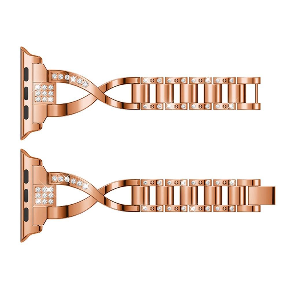 diamond strap For Apple Watch band 5 4 42mm/38mm 316 stainless steel iwatch series 5 4 3 2 1 wrist watchband strap bracelet belt