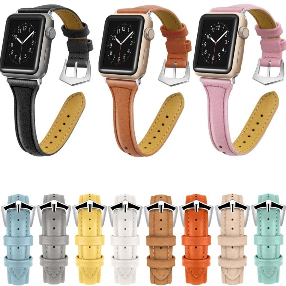 Leather strap For Apple Watch band Strap 42mm 38mm iwatch series 3 2 1 Wrist bracelet belt Watchband correa