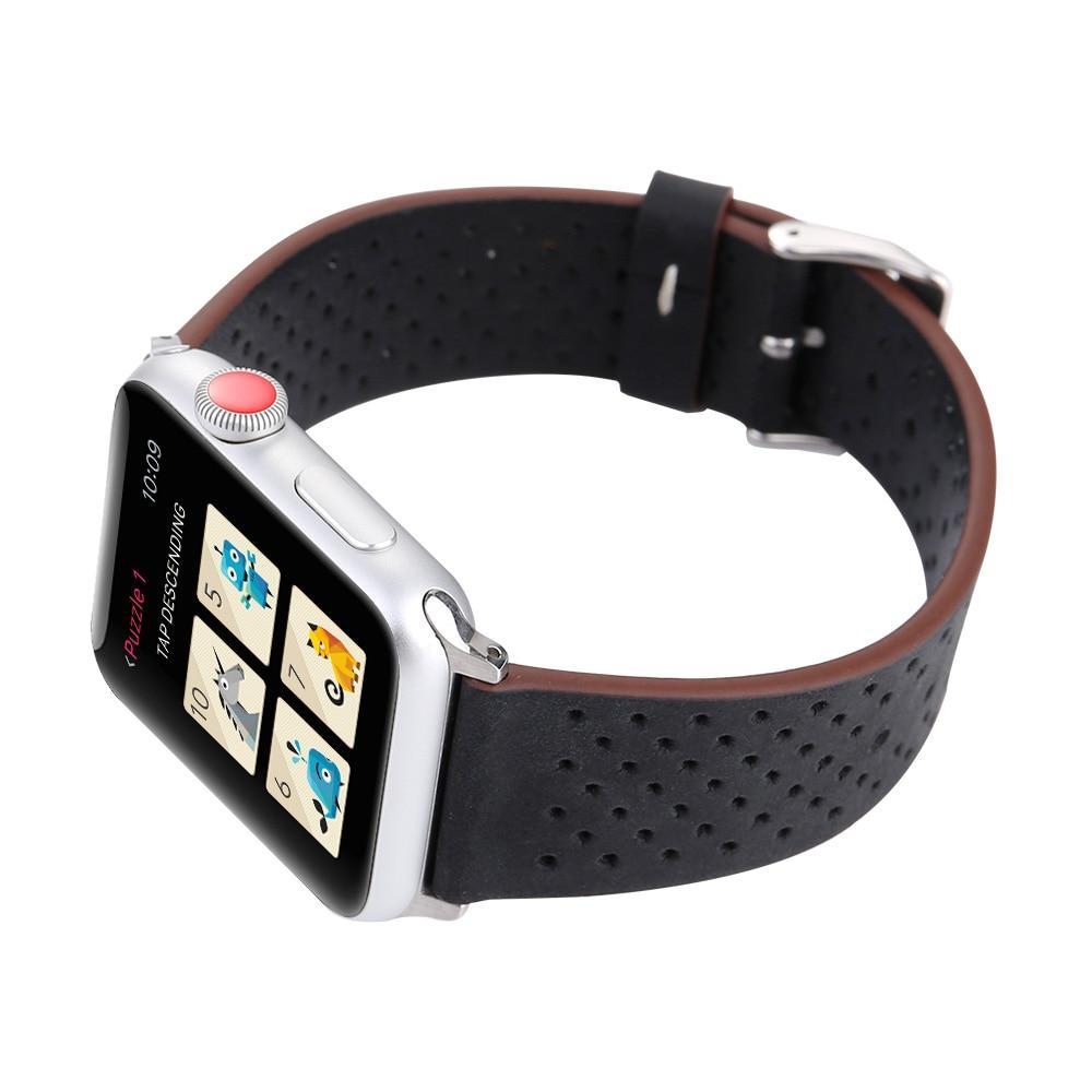 sport Leather strap For Apple watch band 42mm/38mm iwatch series 3/2/1 wrist bands breathable bracelet watchband Belt