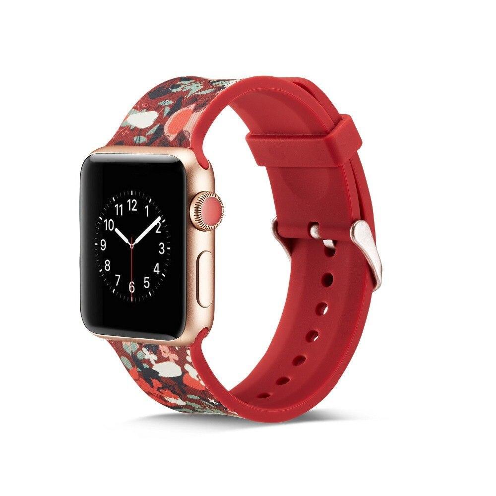 strap For Apple watch band apple watch 4 3 band 42mm 38mm 44mm/40mmiwatch band watchband printing bracelet watch accessories