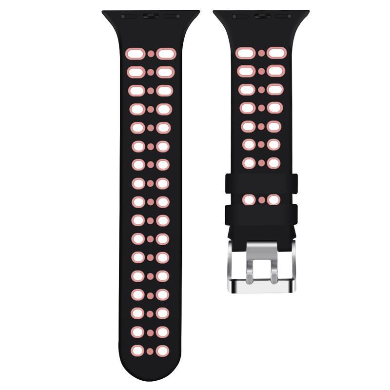 Sport Strap For Apple Watch band 44mm 40mm Silicone Iwatch Series 3/2/1 Wrist band Bracelet Rubber Watchband Accessories