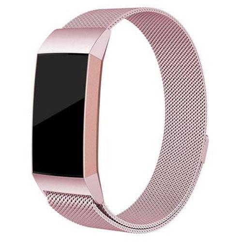 New Milanese loop strap For Fitbit charge 3 watch band  smart bracelet stainless steel belt sports watch strap wrist band