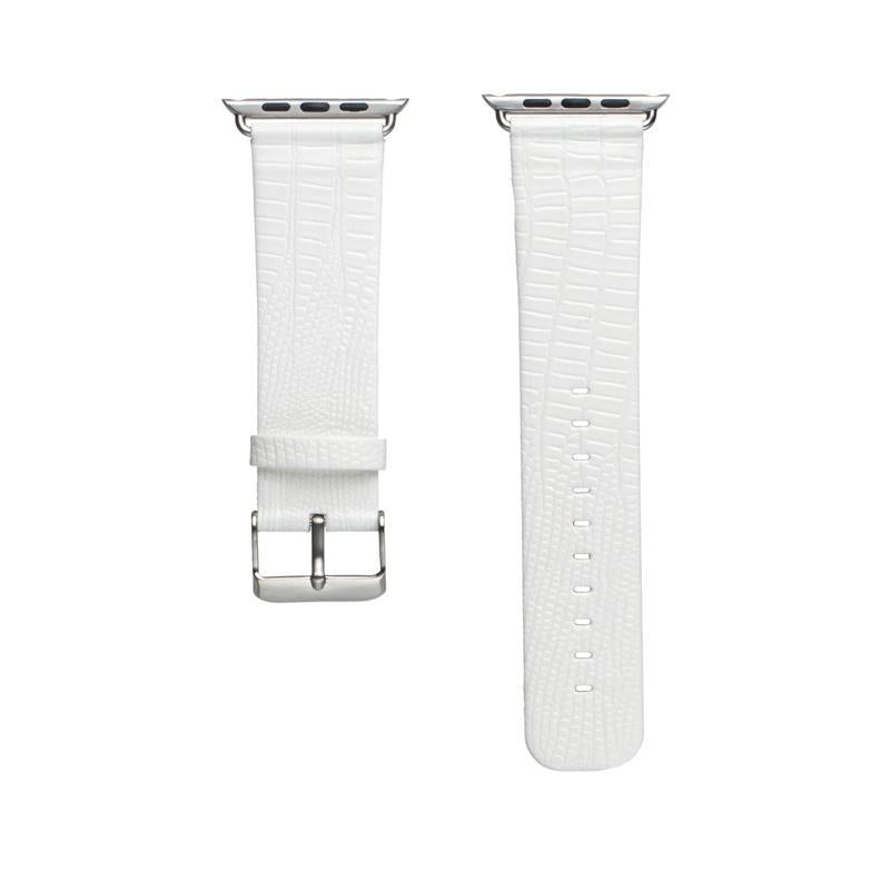 PU leather watch strap for apple watch 5 4 3 band 44mm/40mm iwatch 5 3 2 1 band  Lizard pattern wrist replacement Watch Strap