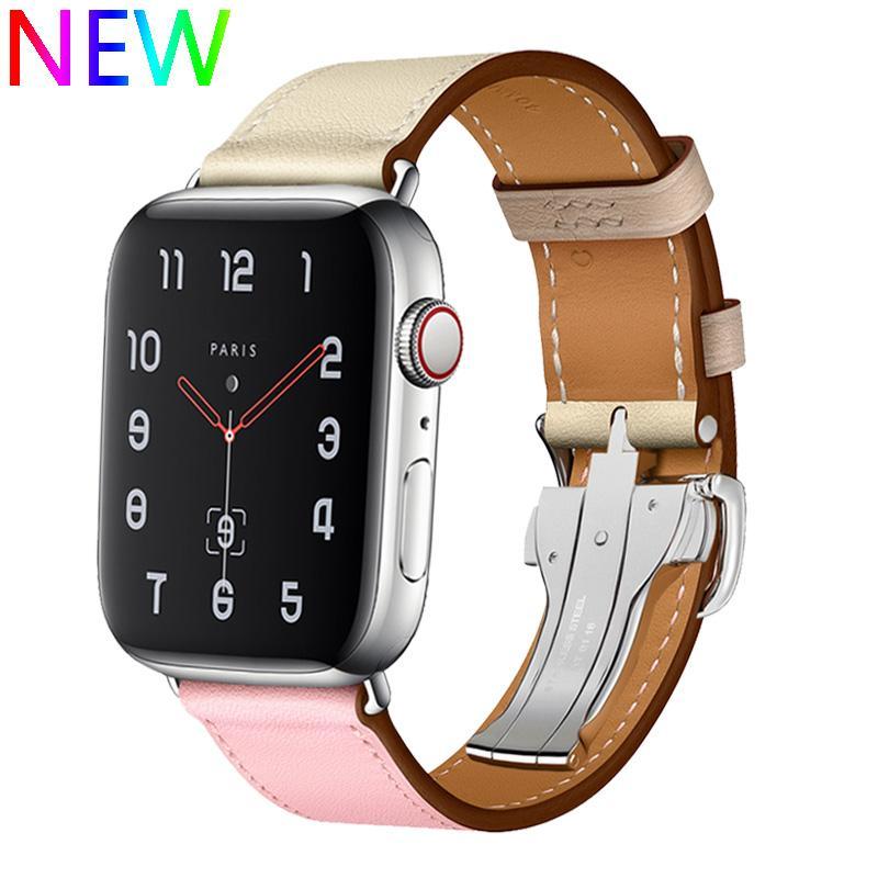 Deployment Buckle Strap For apple watch band Apple Watch 5 4 3 44mm 40mm iwatch band 5 42mm 38mm correa watchband Bracelet belt