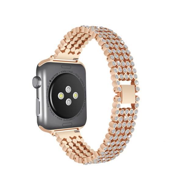 Luxury Diamond Strap For Apple Watch band apple watch 5 4 3 band 44mm 40mm Stylish Crystal iWatch 5 4 3 42mm/38mm bracelet belt