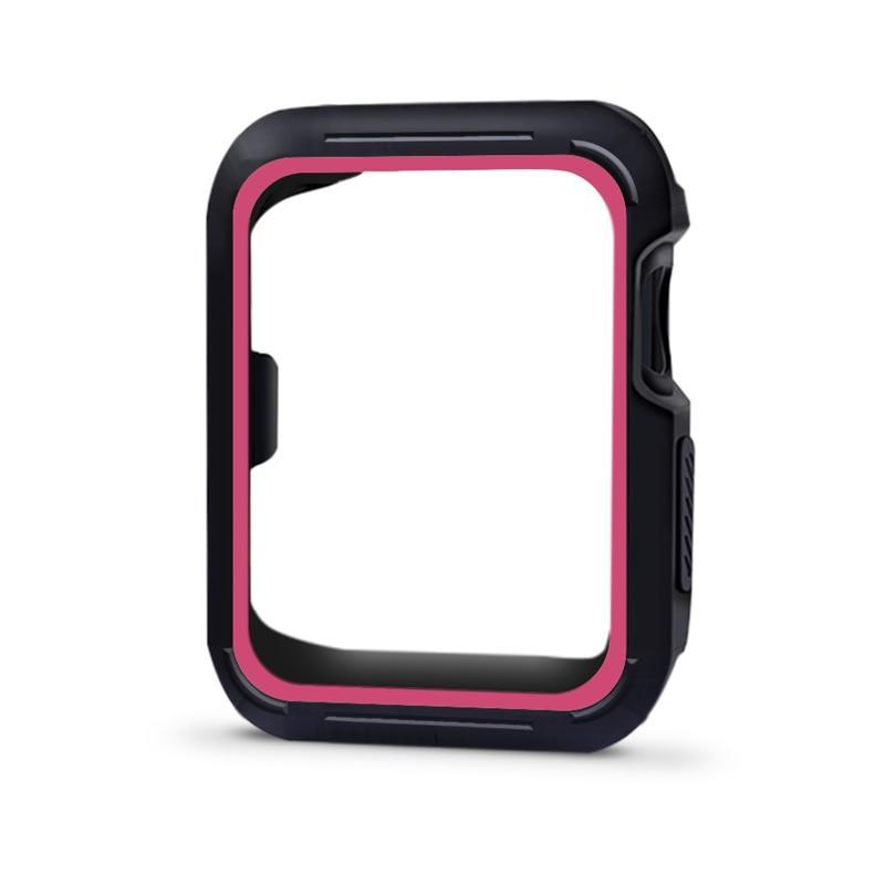 silicone protective case for apple watch 3 42mm 38mm for iwatch sreise 3/2/1 rubber case for apple watch nike case
