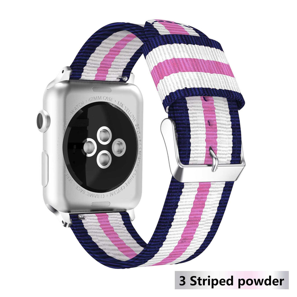 Nato strap For Apple Watch band apple watch 4 3 5 44mm/40mm iwatch band 42mm/38mm correa woven nylon wrist bracelet Accessories