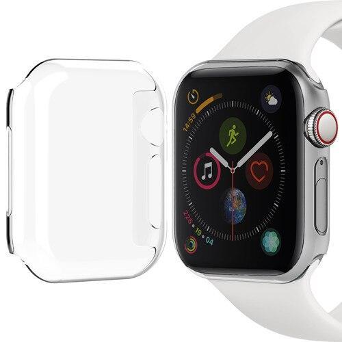 Watch Case for Apple Watch band apple watch 4 3 5 case 44mm 40mm iwatch series 4 5 Colorful plating cover PC Frame Replacement