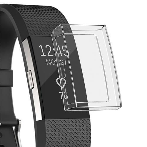 Soft Silicone Watch Case cover For Fitbit Charge 2 band  screen protector Ultra-thin Replacement protect Cases frame