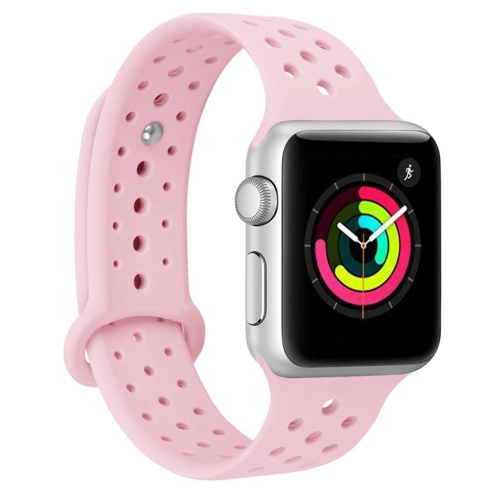 Silicone sport strap For Apple watch band apple watch 5 4 3 44mm 40mm 42mm/38mm correa iwatch 5 bracelet Rubber watchband belt