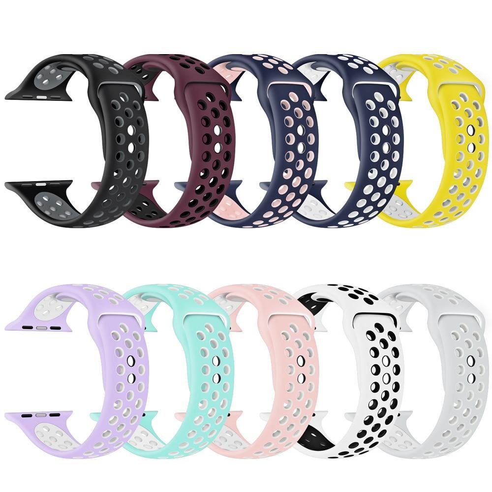 Sport Strap For Apple Watch Band apple watch 5 4 3  44mm 40mm correa iwatch Nik series 4 3 2 1 42mm/38mm bracelet watchband belt