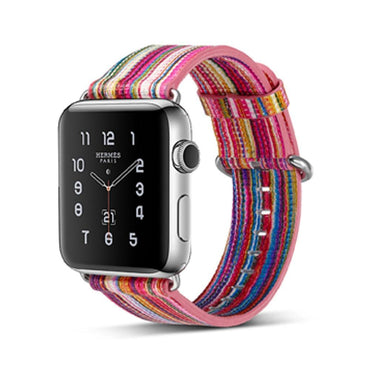 Leathter strap For Apple Watch band apple watch 5 4 3 44mm/40mm Flower print correa iwatch band 5 42mm/38mm bracelet watchband