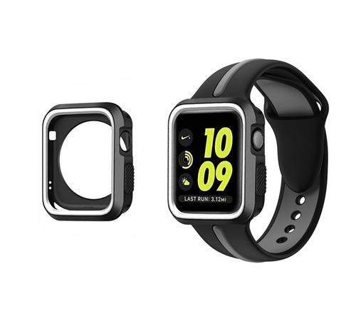 Silicone sport strap For Apple watch band case 42mm 38mm iwatch series 3 2 1 wrist bands bracelet belt Protective cover