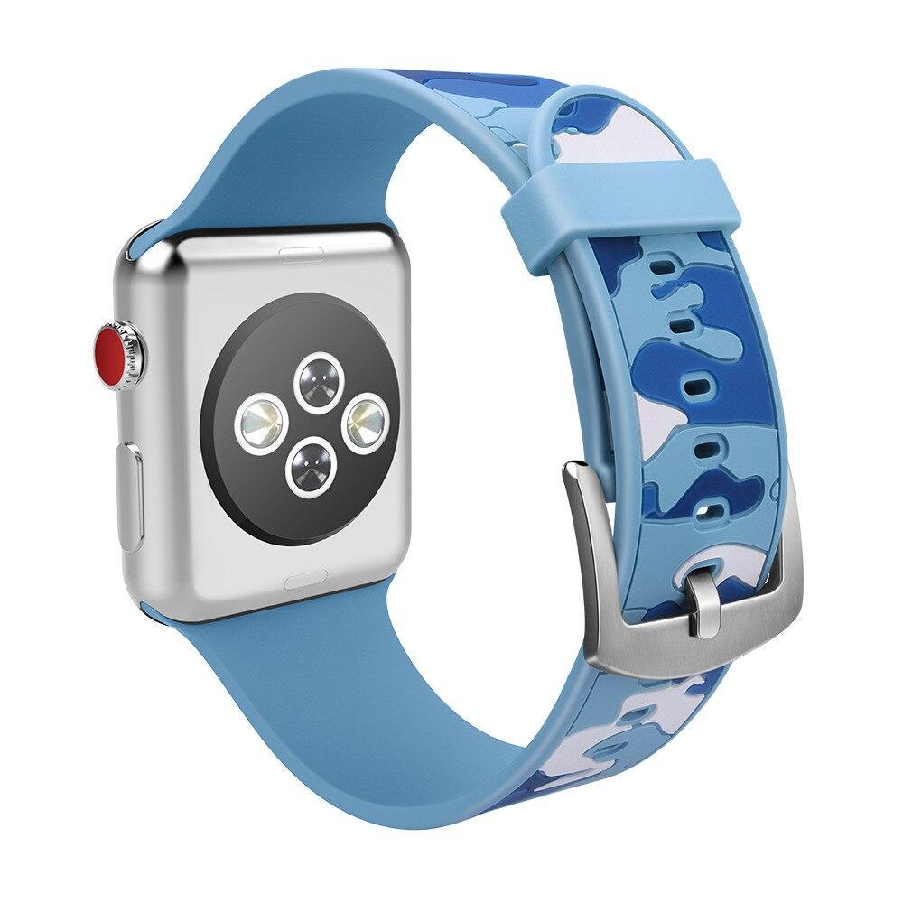 Sport Silicone strap For Apple Watch 4 3 2 1 band 44mm 40mm correa iWatch band 42mm 38mm Colorful Silicone Bracelet belt