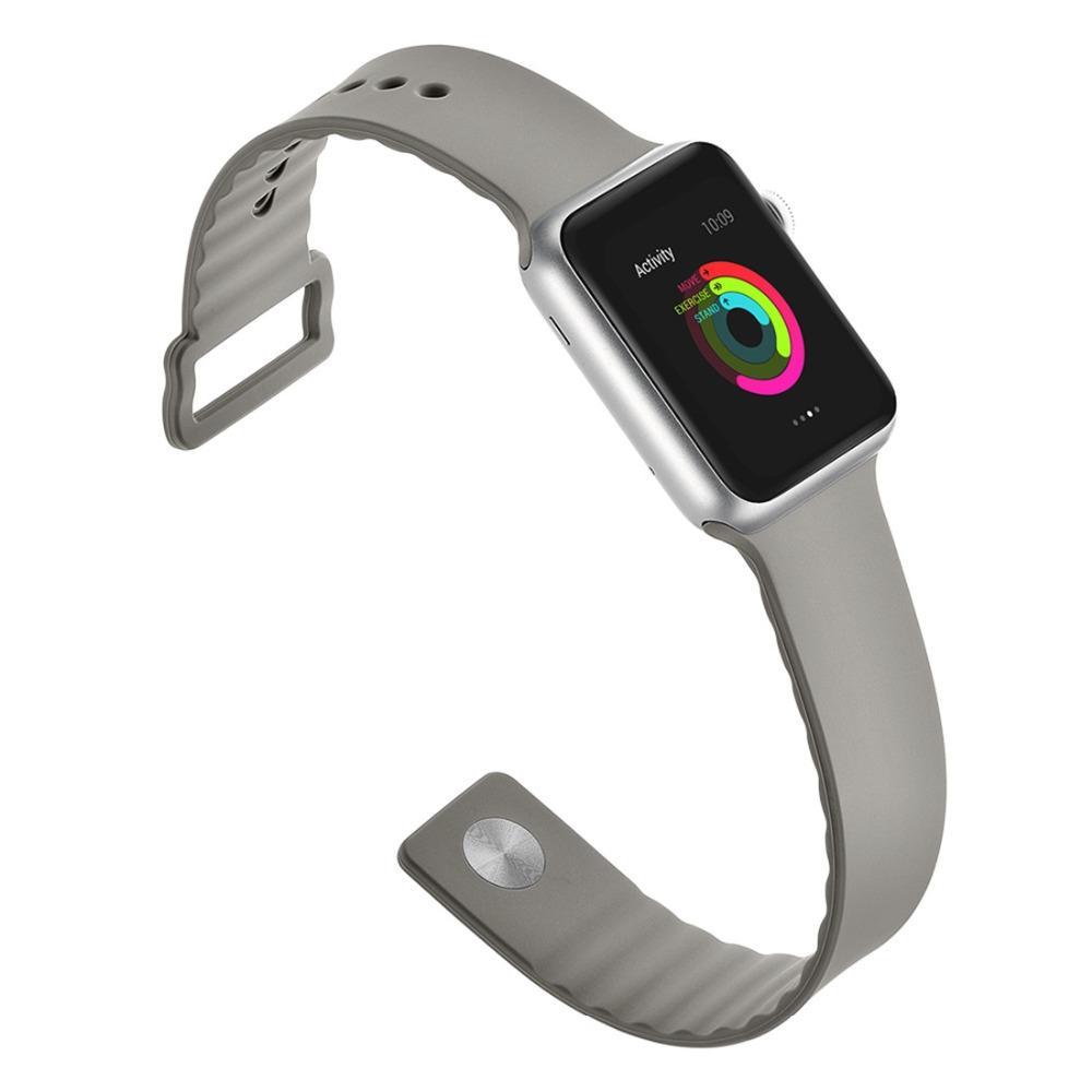 Sport For Apple Watch band 42mm 38mm iwatch series 5 4 3 2 1 wrist bands link Bracelet Rubber watchband belt fashion correa
