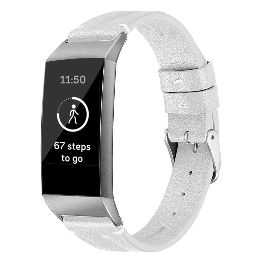 LXsmart New Fashion Leather strap For Fitbit Charge 3 band sport Smart Watch replacement Bracelet Belt wristband watch band