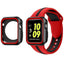 Silicone sport strap For Apple watch band case 42mm 38mm iwatch series 3 2 1 wrist bands bracelet belt Protective cover
