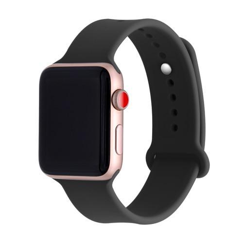 Silicone Sport strap For Apple watch band apple watch 5 4 3 band 44mm 40mm  correa Iwatch 5 42mm 38mm watchband bracelet belt