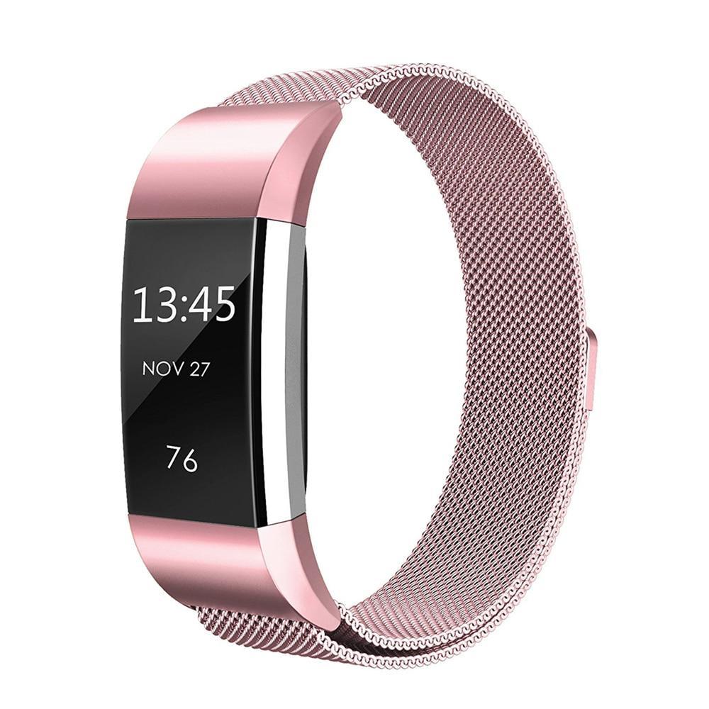 Milanese Loop watch Strap For fitbit charge 2 band replacement Wrist Watchband bracelet Stainless Steel belt accessories