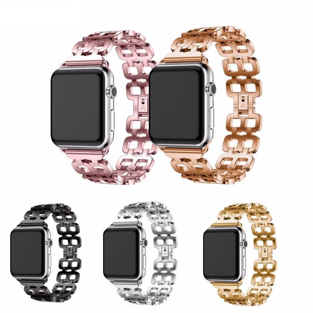Stainless steel strap For Apple Watch 4 band 44mm 40mm correa iwatch series 4/3/2/1 42mm/38mm link bracelet Wrist belt