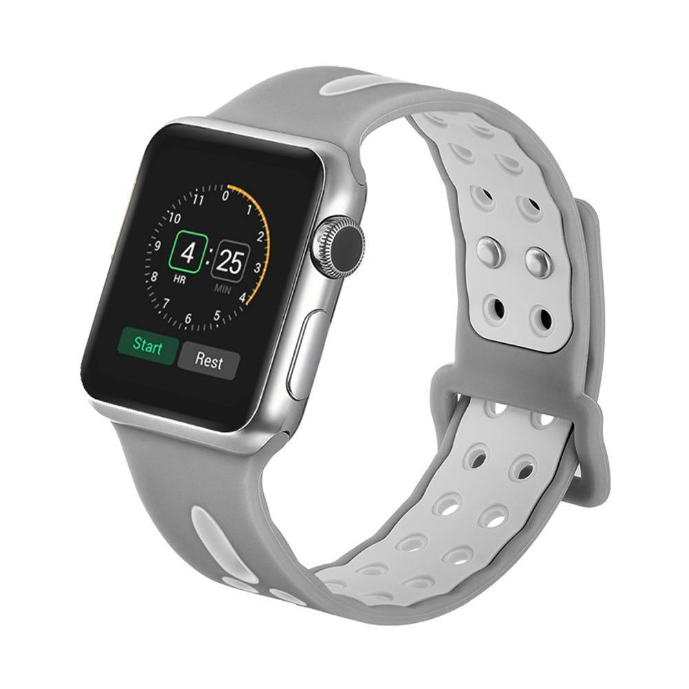 sport silicone wrist bracelet watch strap for apple watch band 38 mm 42 mm replaceable Bracelet Strap for iwatch 1/2