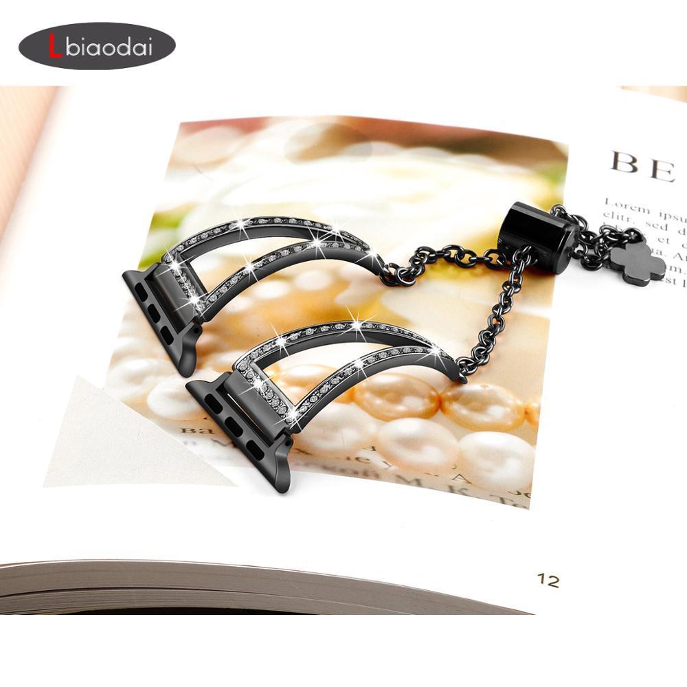 Diamond Strap For Apple Watch band apple watch 4 3 42mm 38mm iwatch band 44mm 40mm correa bracelet watchband