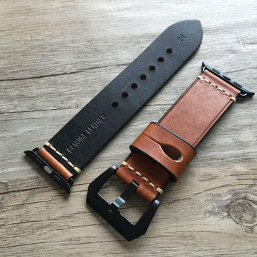 Genuine Leather strap For Apple watch band pulseira apple watch 5 4 3 42mm 38mm iwatch band 44mm 40mm correa watch Accessorie