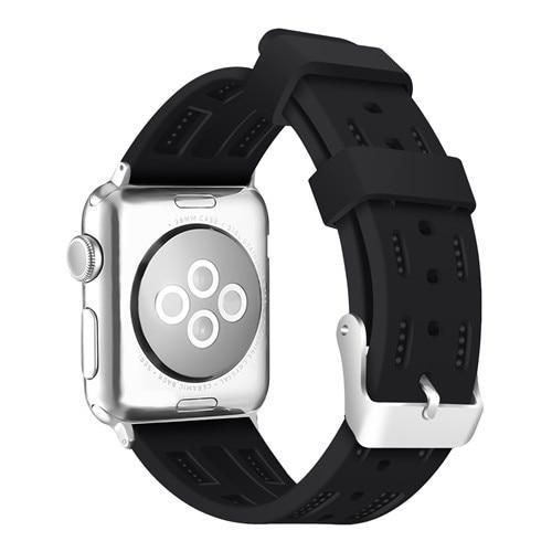 Sport Band For Apple watch 42mm 38mm Silicone strap Iwatch bands series 3 2 1 wrist bracelet watchband belt Accessories