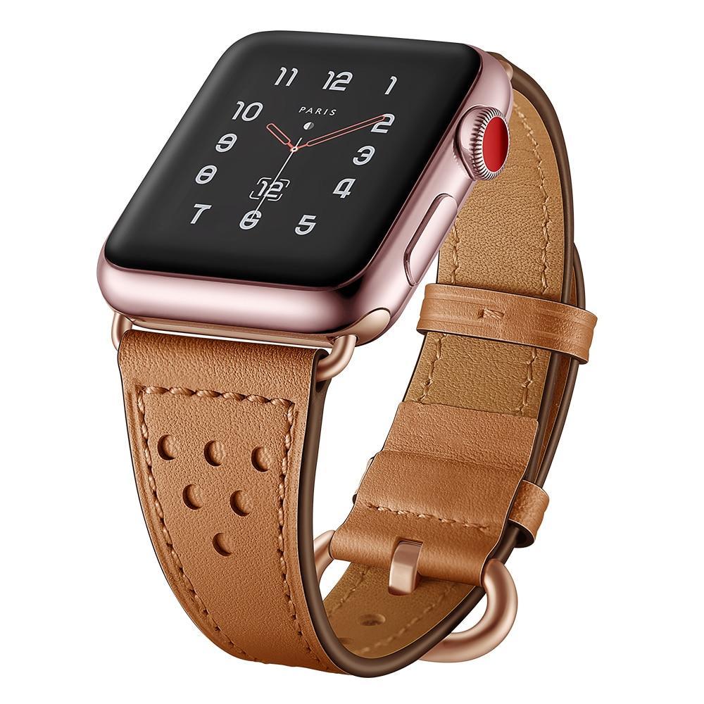 Leather strap For Apple Watch band apple watch 5 4 3 band 44mm 40mm 42mm 38mm correa iwatch band 5 watchband clock bracelet belt