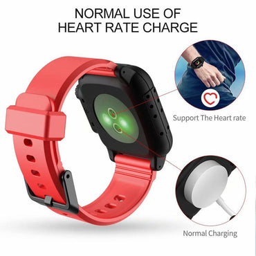 Luminous Sport case+Strap For Apple Watch band apple watch 4 3 5 44mm/40mm/42mm waterproof Iwatch band Bracelet case  cover