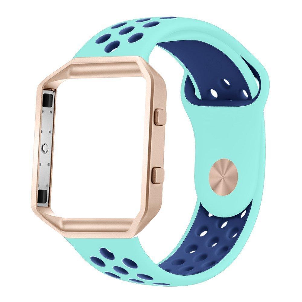 Replacement Watch Strap For Fitbit Blaze Bands Sport Soft Silicone For Fitbit Blaze Smart Fitness Watch With Frame