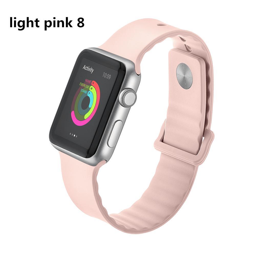Sport For Apple Watch band 42mm 38mm iwatch series 5 4 3 2 1 wrist bands link Bracelet Rubber watchband belt fashion correa