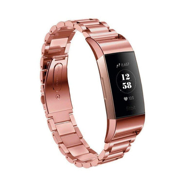 Link bracelet for fitbit charge 3 strap band Replacement belt Stainless steel smartwatch for fitbit charge 3 watch Accessories