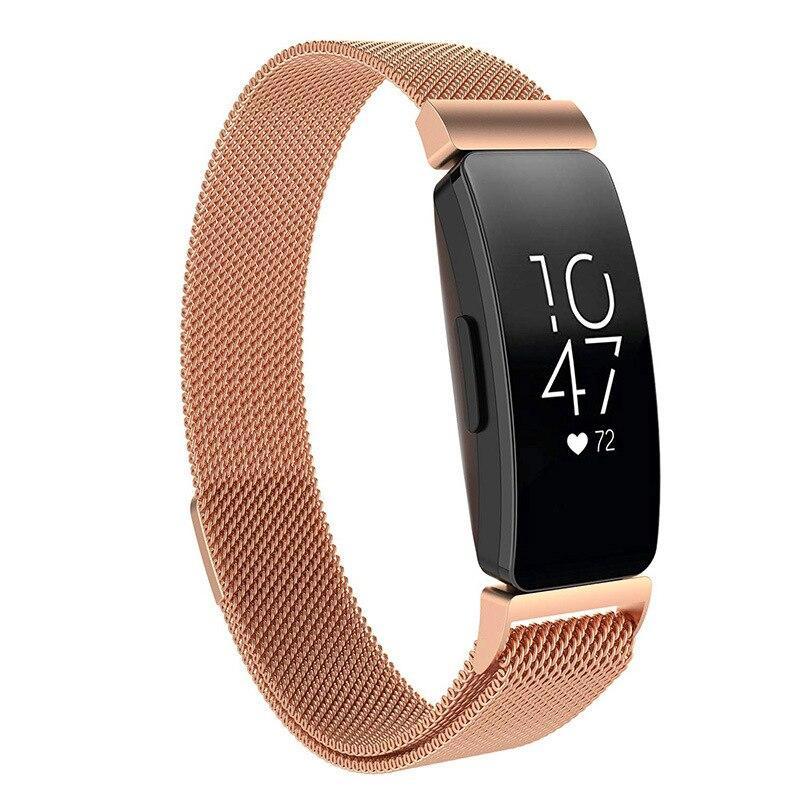 For Fitbit Inspire HR/ace2 Band Replacement Milanese Loop Strap Magnetic Stainless Steel Bracelet Betl for Fitbit Inspire
