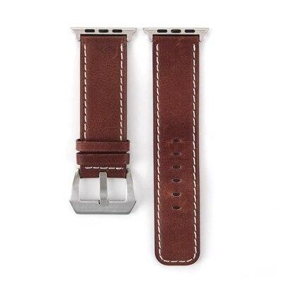 Leather Strap For Apple Watch band 42mm 38mm iwatch band 3 2 1 Retro style Wrist bands watchband Bracelet belt straps