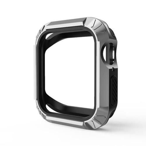 Silicone Cover Case For Apple Watch 4 5 band apple watch case 44MM 40MM iwatch band series 4 full coverage Anti-fall bumper