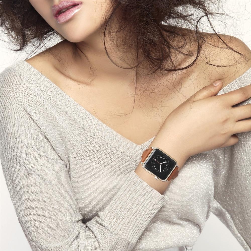 Leather strap For Apple Watch band Strap 42mm 38mm iwatch series 3 2 1 Wrist bracelet belt Watchband correa
