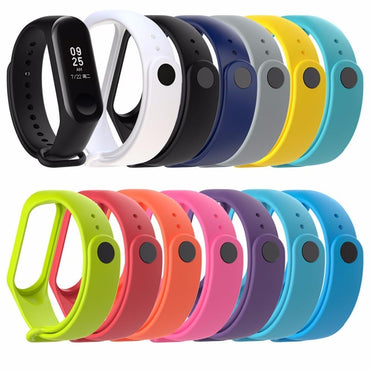 Silicone Mi Band 4 strap For Xiaomi Mi Band 3 Bracelet strap correa wristband reloj xiaomi Mi band 3 kordon watchBand
