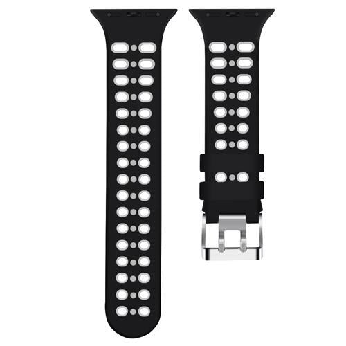 Sport Strap For Apple Watch band 44mm 40mm Silicone Iwatch Series 3/2/1 Wrist band Bracelet Rubber Watchband Accessories
