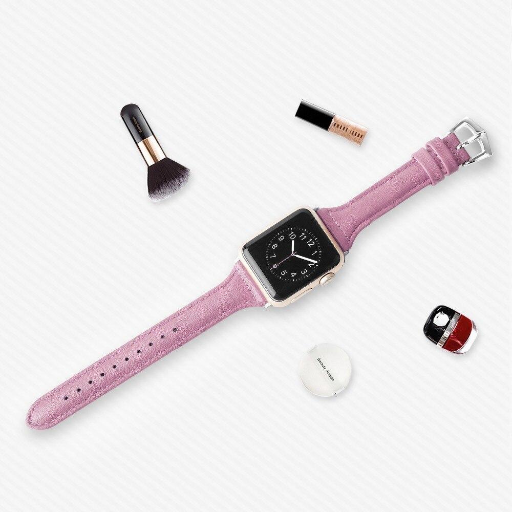 Leather strap For Apple Watch band series 4 44mm 40mm correa iwatch 3 2 1 42mm/38mm Wristband bracelet belt Watchband