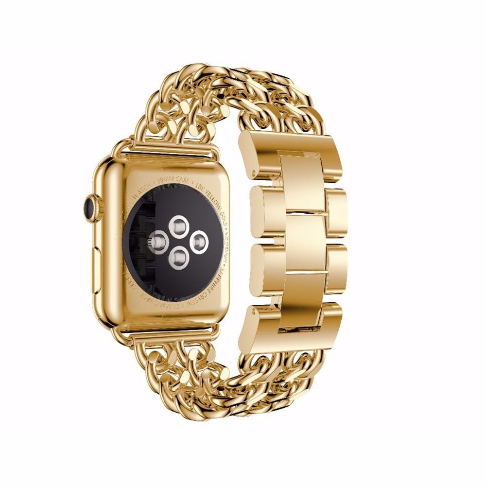 Stainless Steel strap For Apple Watch series 4 band 44mm 40mm iWatch 3 2 1 42mm/38mm Link Bracelet Wrist watchband belt