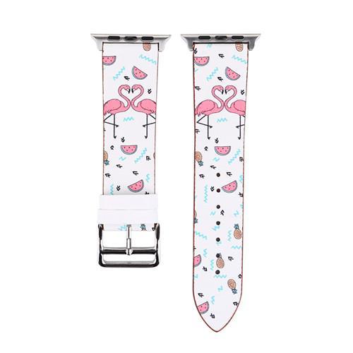 Genuine Leather For Apple Watch band 38MM/42MM iwatch series 3/2/1 flower wrist bands bracelet Belt watchband straps