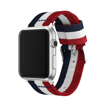 nato strap For Apple Watch band apple watch 5 4 3 band 42mm/44mm iwatch band 5 38mm/40mm correa woven canvas bracelet watchband