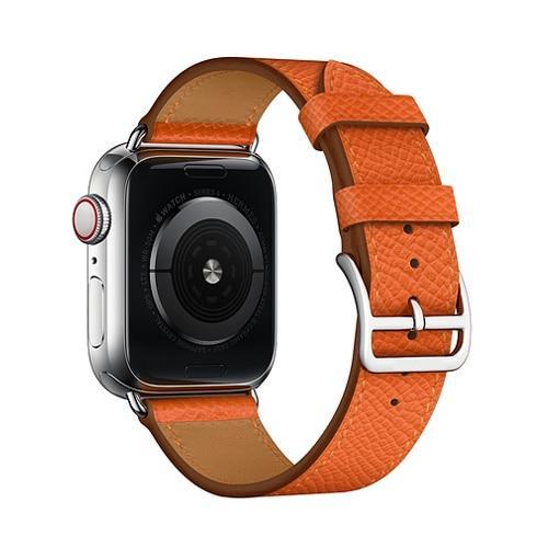 Leather strap For Apple Watch band 42mm 38mm 4 3 iwatch band 44mm 40mm correa wrist bracelet belt watch accessories 2/1
