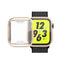 Cover case For apple watch band apple watch 4 5 band 44mm/40mm Iwatch band soft All-around shell Ultra-thin Electroplate frame