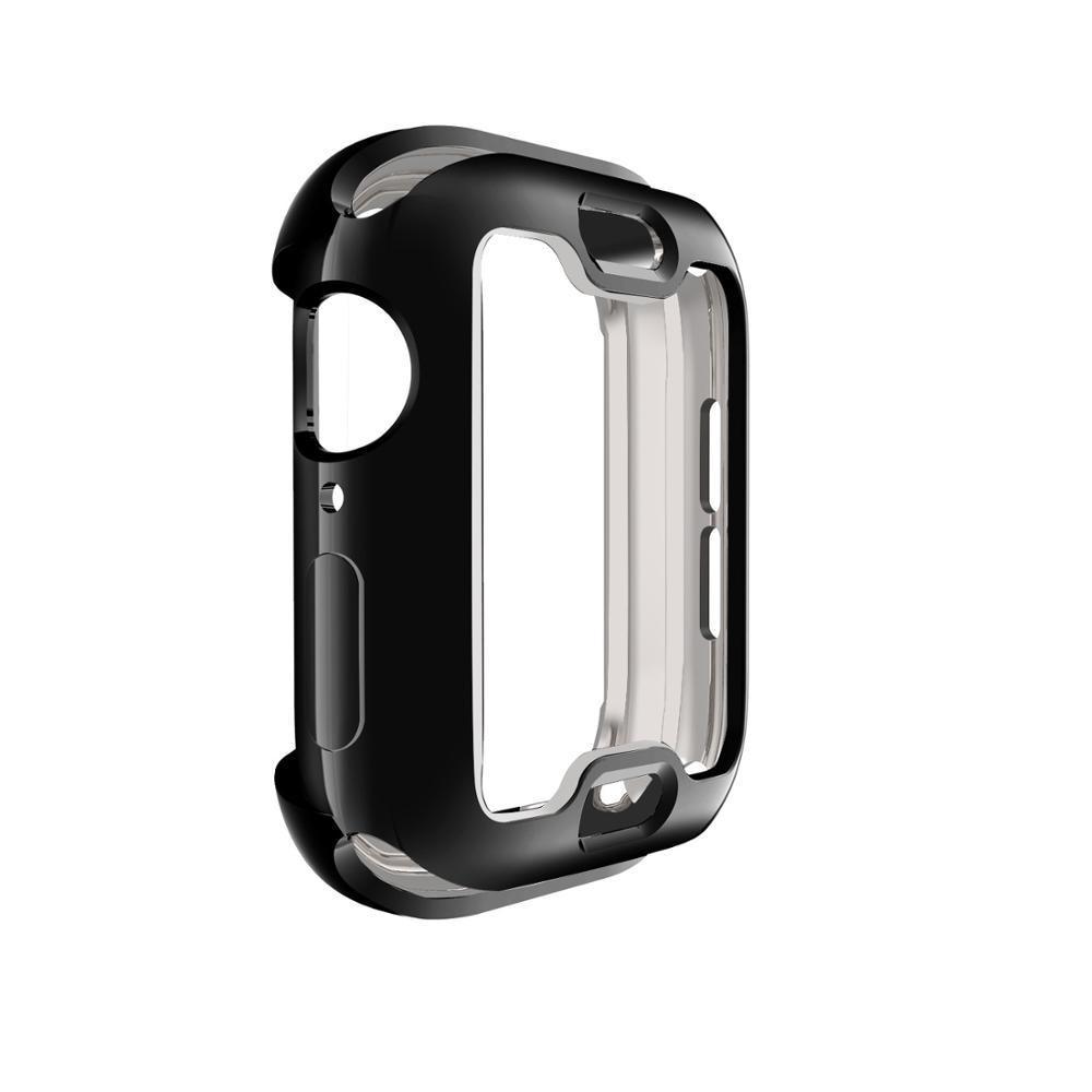 case cover for Apple watch band Apple Watch 4 5 case 44mm 40mm iWatch TPU bumper protection bumper plating watch accessories