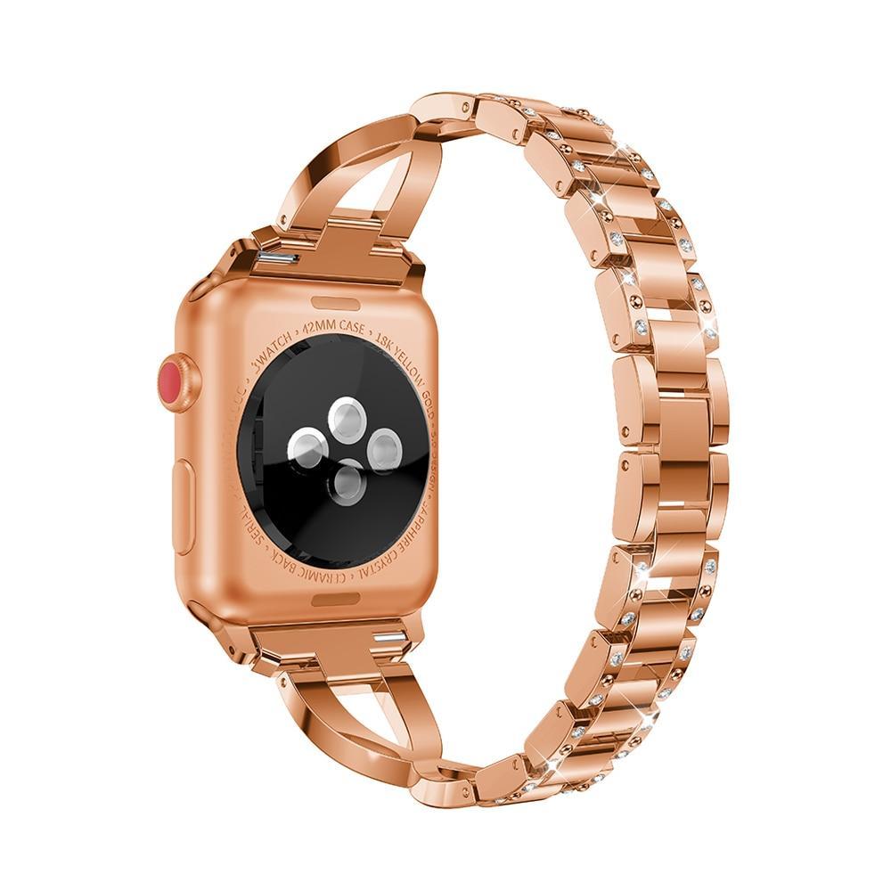 diamond strap For Apple Watch band 5 4 42mm/38mm 316 stainless steel iwatch series 5 4 3 2 1 wrist watchband strap bracelet belt