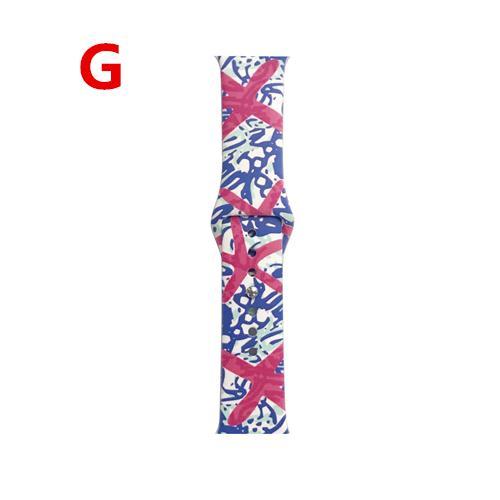 Silicone strap For Apple Watch band apple watch 5 44mm 42mm Iwatch series 5/4/3/2/1 40mm/38mm Wrist bracelet Rubber belt correa