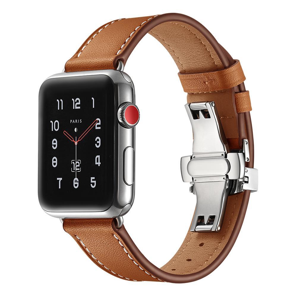 Genuine Leather strap For Apple watch band pulseira apple watch 5 4 3 44mm/40mm iwatch band 42mm 38mm correa Watchband bracelet